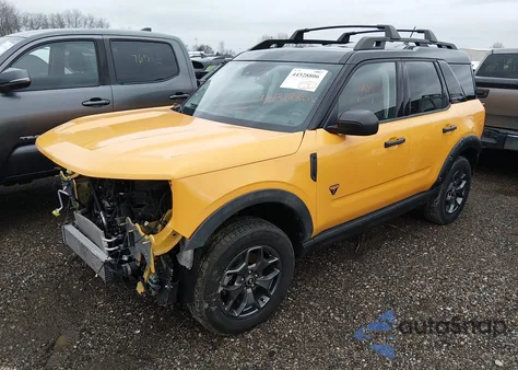 2022 Ford Bronco Sport Badlands из США, поврежденный, VIN 3FMCR9D98NRD09783